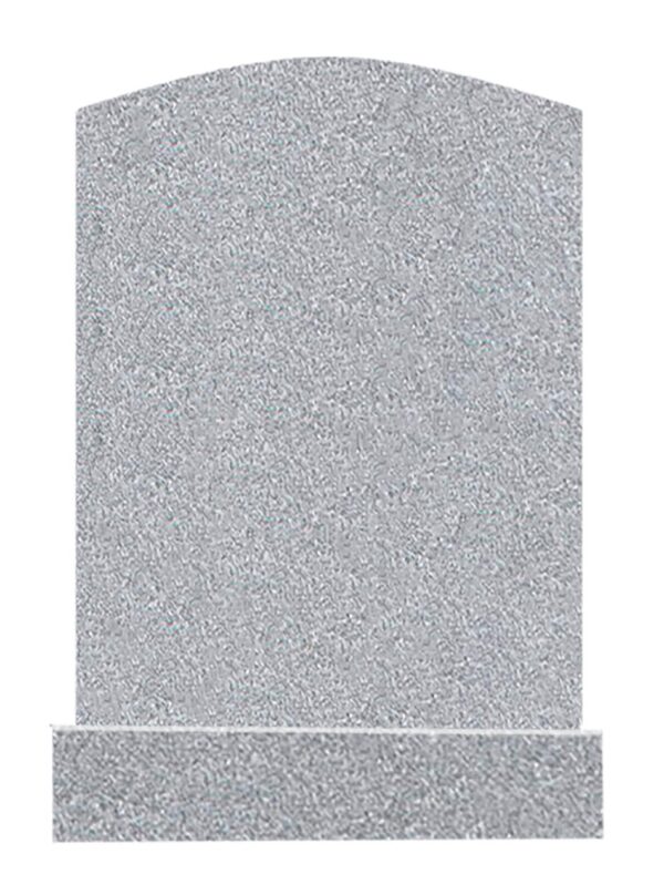 Upright Granite Memorial with Carved Roses - Image 2