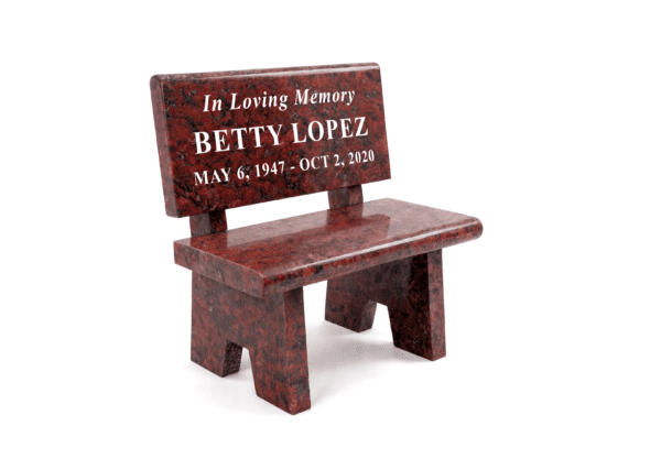 Granite Memorial Bench with  Engraving - Image 1