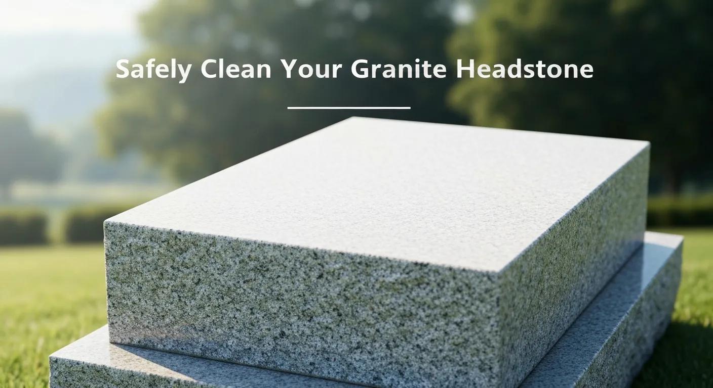 Safely Clean Your Granite Headstone