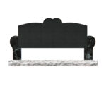 Granite Memorial Bench with Heart Companion Design - Image 2