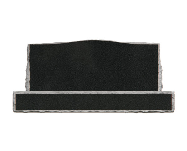 Companion Slant Granite Headstone with Heart - Image 3