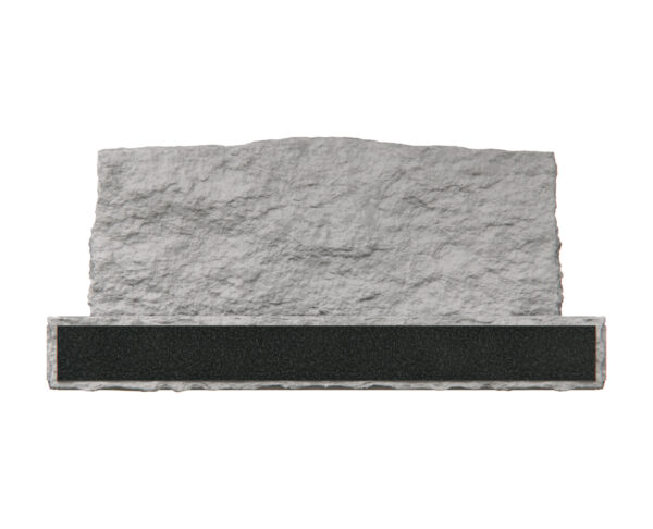 Companion Slant Granite Headstone with Heart - Image 2