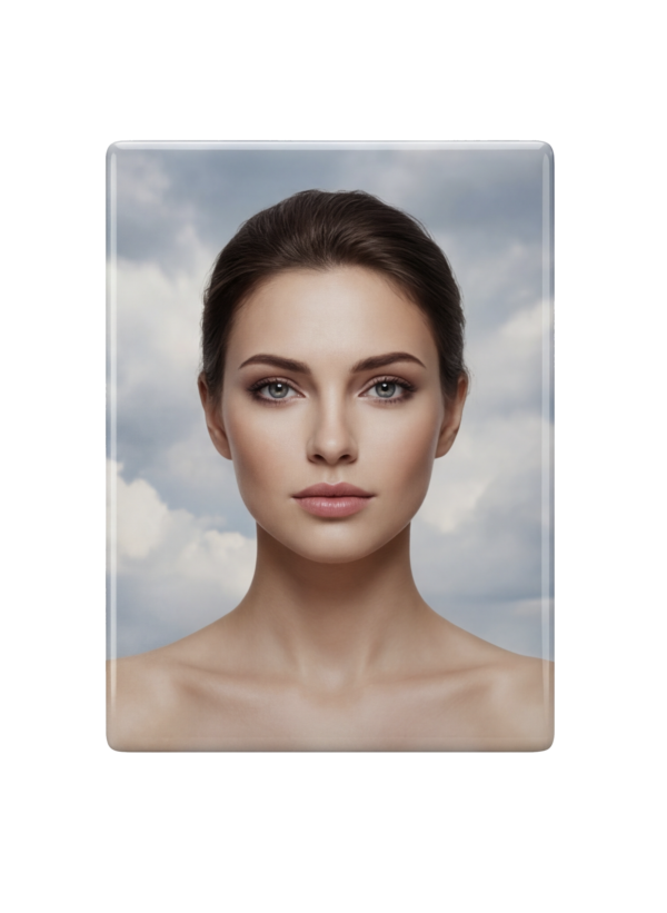 Rectangular Ceramic Photo Portrait - Image 1