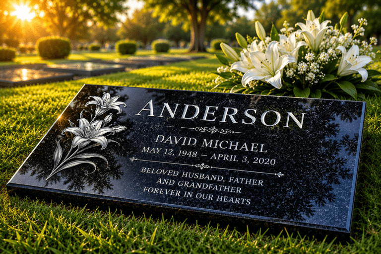 Granite Flat Headstones Why Granite Is the Standard Material