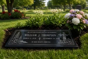 is a flat headstone worth it long term