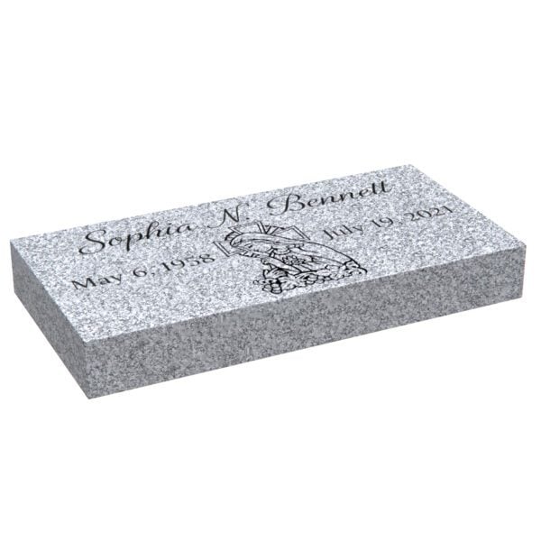 Flat Granite Grave Marker