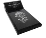 Elegant Rose Granite Ledger Memorial with Slant Headstone