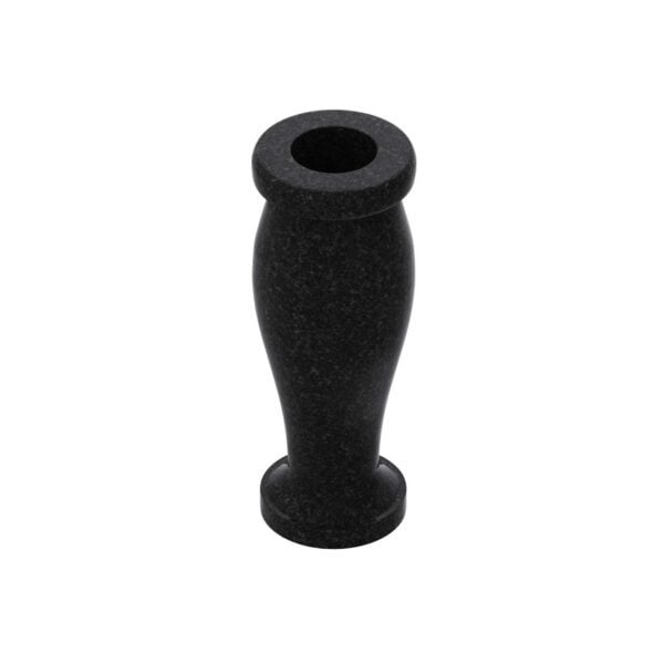 Classic Round Granite Memorial Vase